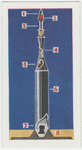Diagram of U.S. satellite rocket.