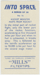 Rocket booster parts from rocket.