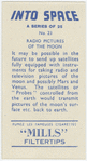 Radio pictures of the moon.