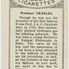 Prof. Charles.  Hydrogen-gas balloon.