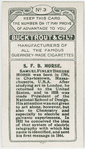 S.F.B. Morse. Electric telegraph.