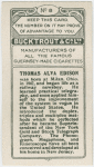 Thomas A. Edison.  Phonograph.