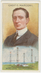 Chevr. G. Marconi.  Wireless telegraphy.