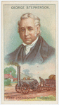 George Stephenson.  First locomotive engine.