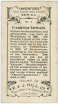 Evang. Torricelli.  Barometer.