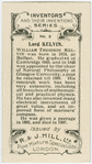Lord Kelvin.  Patent standard compass.