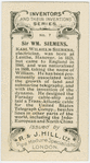 Sir W. Siemens.  Finishing an armature.