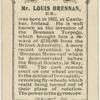 Mr. Louis Brennan, C.B.  Monorail.