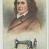 Elias Howe.  Sewing machine.