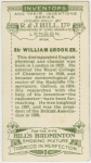 Sir William Crookes.  Vacuum tube.