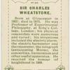 Sir Charles Wheatstone. Electric alarm.