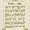 Samuel Colt. Colt's revolver.