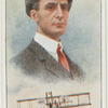 Wilbur Wright.  Biplane.
