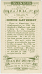 Edmund Cartwright.  Power loom.