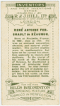René de Réamur.  Thermometer.