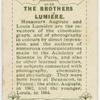 The Brothers Lumiér.  Bioscope.