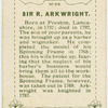 Sir Richard Arkwright.  Spinning machine.