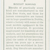 Biscuit making.
