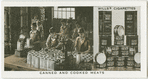 Canned and cooked meats.