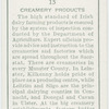 Creamery products.