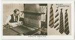 Poplin making.