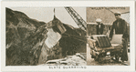 Slate quarrying.