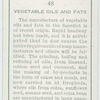 Vegetable oils and fats.