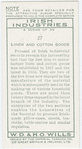 Linen and cotton goods.