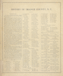 History of Orange County, N.Y.