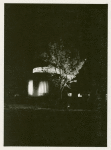 Administration Building - Night with tree