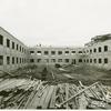 Administration Building - Construction - Interior Court looking West