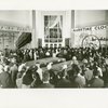 Administration Building - Preview Exhibit - Crowd in hall listening to Grover Whalen