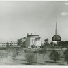 Administration Building - Trylon and Perisphere construction in background