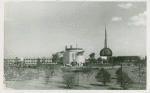 Administration Building - Trylon and Perisphere construction in background