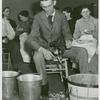 American Common - Barn Dance - Man peeling apples