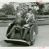 American Express Participation - Mayor Burton and Jack Riley on cart