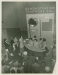 American Telephone & Telegraph Exhibit - Group at application desk
