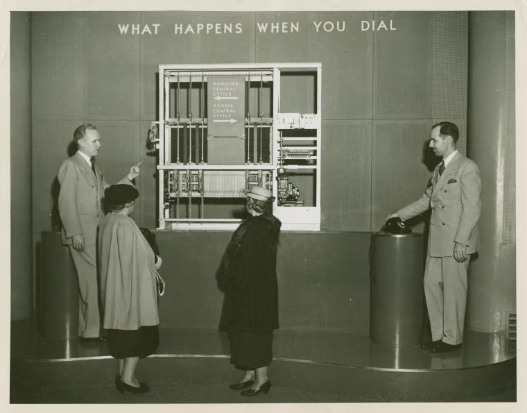 American Telephone & Telegraph Exhibit What happens when you dial