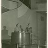American Telephone & Telegraph Exhibit - Man and woman demonstrate