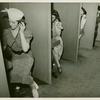 American Telephone & Telegraph Exhibit - Women taking hearing tests