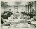 American Telephone & Telegraph Exhibit - Robert Kohn and Walter Gifford in Board of Directors Room