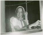 American Telephone & Telegraph Exhibit - Woman on phone