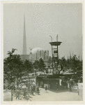 American Telephone & Telegraph Exhibit - Building - View from LIRR ramp entrance
