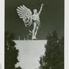American Telephone & Telegraph Exhibit - Building - Close-up of statue
