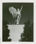 American Telephone & Telegraph Exhibit - Building - Close-up of statue