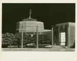 American Telephone & Telegraph Exhibit - Building - Model - Close-up of trees