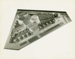 American Telephone & Telegraph Exhibit - Building - Model - Side view