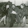Amusements - American Jubilee - Performers - Man and women sitting on stage
