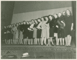 Amusements - American Jubilee - Performers - Chorus girls lined up on stage