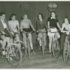 Amusements - American Jubilee - Performers - Chorus girls on bicycles
